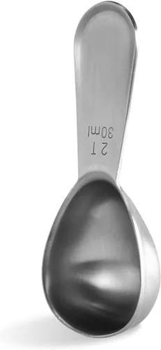 Miniatura 11 de Cuchara de café: U-Taste de acero inoxidable 18/8, cuchara medidora de café de 1 cucharada y 2 cucharadas, cuchara medidora de mango corto para café