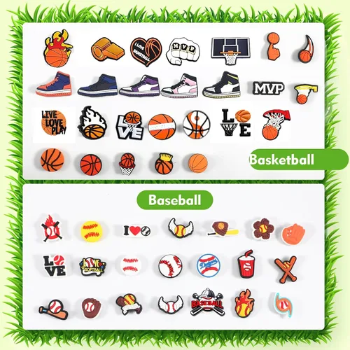 Miniatura 2 de Hroatpk Dijes para zapatos deportivos, 40, 139 piezas de bolas con letras y números para decoración de zapatos, accesorios para zapatos de rugby