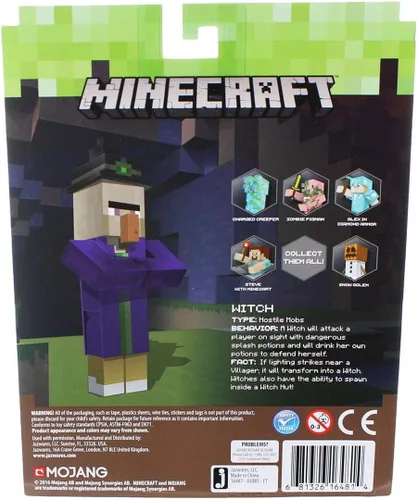Miniatura 3 de Minecraft Figura de acción de bruja serie 3