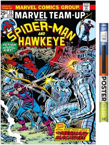 Miniatura 15 de Trends International Marvel Comics - Póster de pared de Hawkeye y Spider-Man Versión premium sin marco