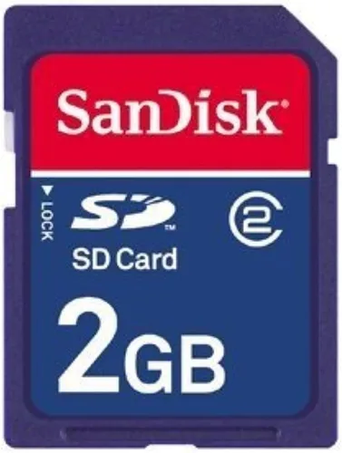 Miniatura 2 de SanDisk Tarjeta de memoria flash SD clase 4 de 2 GB, SDSDB-002G-B35 (la etiqueta puede cambiar)