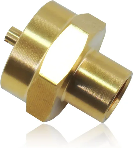 Miniatura 5 de MENSI Adaptador de repuesto de botella de gas propano de 1 libra con accesorios de pistola de rosca NPT hembra de 1/4 pulgadas
