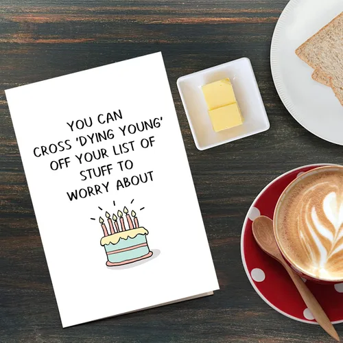 Miniatura 6 de Qiliji Divertida tarjeta de cumpleaños para hombres y mujeres, tarjeta de feliz cumpleaños humorística para él y ella, tarjeta de felicitación