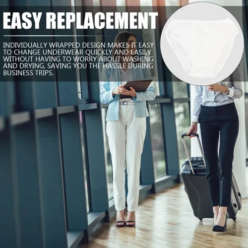 Miniatura 6 de GYOTUU Ropa interior desechable para hombre, 10 piezas, ropa interior de algodón para viajes, fitness