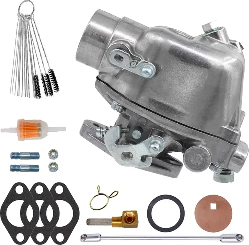 Miniatura 8 de Carburador 8N9510C para tractor Ford 8N 9N 2N 1939-1952 Marvel Schebler Carb reemplaza 8N9510C-HD 8N9510C 9N9510A B3NN9510A TSX241A TSX33 con junta