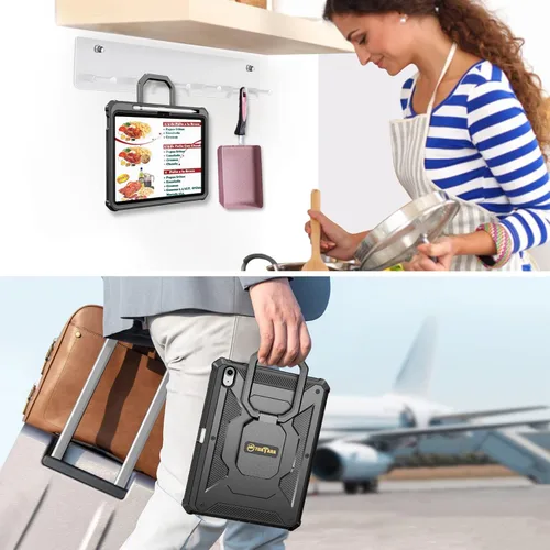 Miniatura 8 de Funda Fintie para iPad (A16) 11ª Generación 11 Pulgadas (2025), iPad 10ª Generación 10.9 Pulgadas - [Tuatara Magic Ring] Funda Resistente y a Prueba