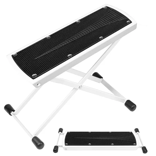 Miniatura 9 de Subay Reposapiés para Pedicura, Soporte de Pie Ajustable en 6 Alturas para Pedicura, Soporte de Pedicura Plegable Antideslizante para Pedicuras