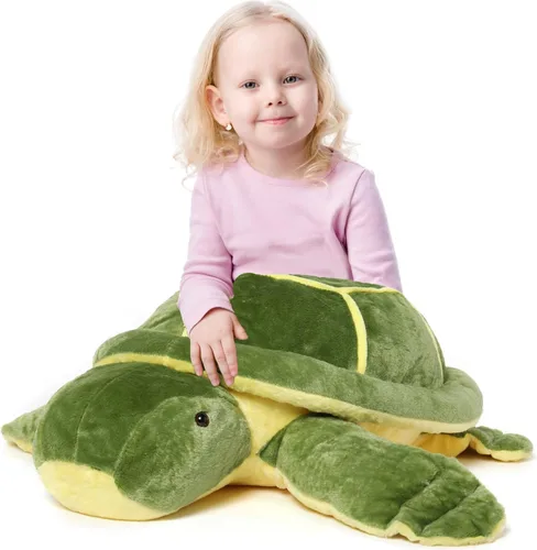 Miniatura 17 de MorisMos Peluche de tiburón gigante de 39 pulgadas, juguete de tiburón de peluche grande, almohada de tiburón suave para niños y niñas, cumpleaños