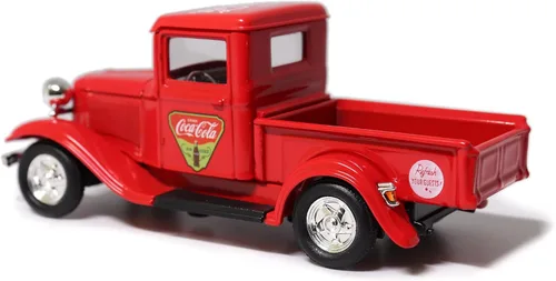 Miniatura 5 de Motor city classics Coca-Cola Diecast coleccionable 1934 Ford Pick-Up 'Refresh Your Guests' 1:43 Modelo a escala fundida a presión 443031