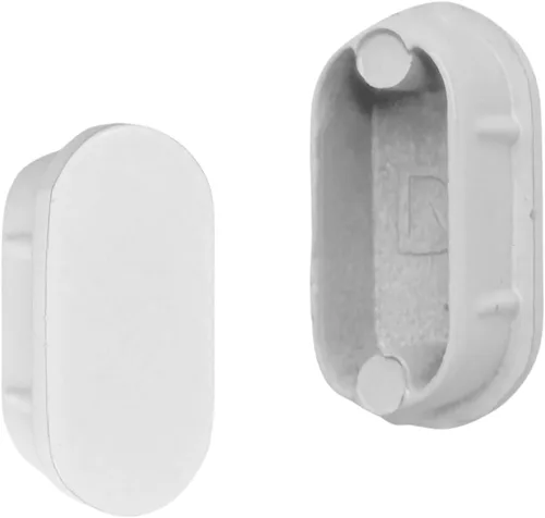 Miniatura 11 de Barra ovalada de 36 pulgadas de largo para armario, barra de ropa resistente para armario, blanco brillante, 1 paquete
