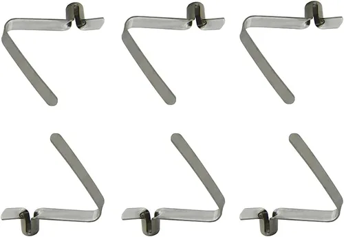 Miniatura 10 de UP100 50 clips de un solo botón de 0.118 in, 0.157 in, 0.197 in, 0.236 in, 0.276 in, 0.315 in, 0.354 in, clip de resorte a presión, clips de resorte