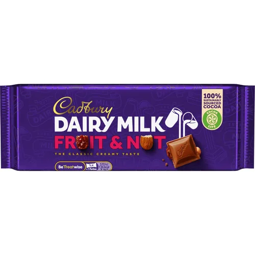 Miniatura 2 de Cadbury Leche Láctea Fruta y Nuez 1.73 oz 6-Pack