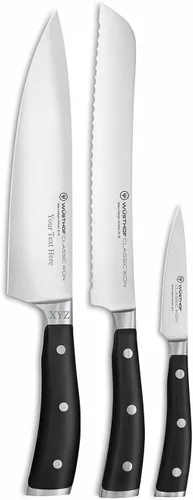 Miniatura 2 de WÜSTHOF Classic IKON - Juego de cuchillos de chef asiáticos de 2 piezas, color negro