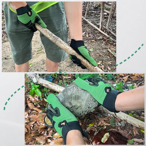Miniatura 7 de Guantes de jardinería para hombres y mujeres, a prueba de espinas y resistentes a pinchazos, guantes de trabajo de seguridad y jardinería, regalos