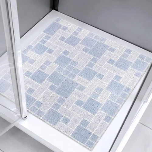 Miniatura 29 de Tapete de ducha antideslizante grande tapete de bañera antideslizante de 24 x 32 pulgadas, tapete de ducha de lufa para ducha interior, almohadilla