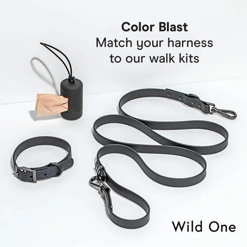Miniatura 7 de Arnés para perro Wild One, el original sin tirones, arnés para mascotas con 3 clips para correa, chaleco ajustable suave y acolchado, cómodo