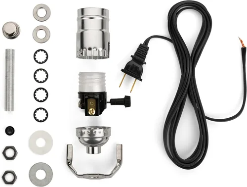 Kit de lámpara – Kit de cableado eléctrico para hacer o reacondicionar lámparas – Kits de recableado de lámpara con instrucciones – Kit de lámpara