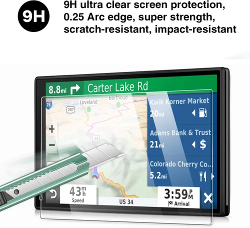 Miniatura 4 de YEE PIN Drivesmart 55 Protector Navigator DriveSmart 55 - Protector de pantalla táctil para DriveSmart 55
