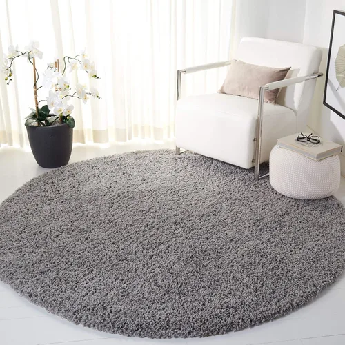 Miniatura 34 de SAFAVIEH Venus Shag Collection - Alfombra decorativa, 2 pies 2 pulgadas x 4 pies, color azul, diseño sólido, no desprende pelusa y de fácil cuidado