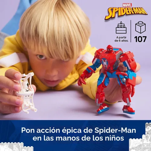 Miniatura 2 de LEGO Marvel Spider-Man Mech vs Anti-Venom - Juego de juguetes de construcción – Juguete de Spider-Man para niños, niños y niñas, a partir de 6 años