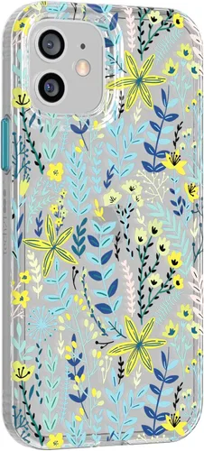 Miniatura 5 de Tech21 Evo Art Botanical Garden - Funda protectora para iPhone 12/12 Pro con protección contra caídas de 10 pies y obras de arte exclusivas Azul