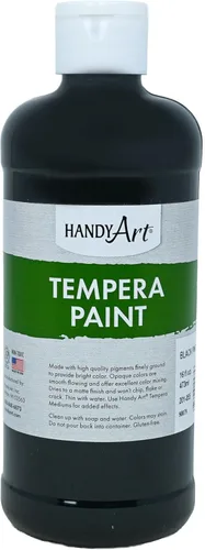Handy Art Témpera de 16 onzas, negro