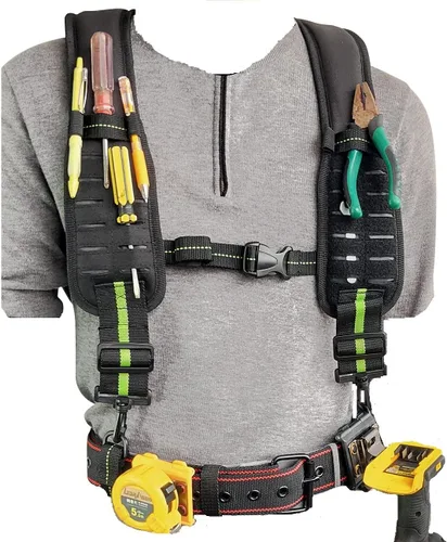 Tirantes para cinturón de herramientas, tirantes para bolsas de construcción, tirantes para cinturón de herramientas (cinturón de herramientas no