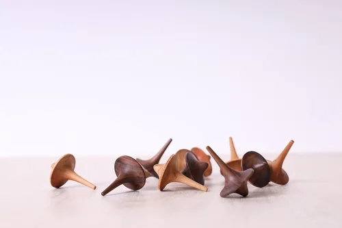 Miniatura 3 de Top giratorio de precisión con base, giratorio superior de rendimiento premium para escritorio, tapas giratorias de madera para oficina, parte