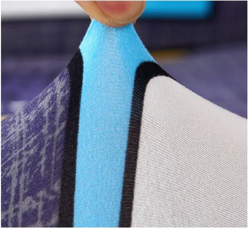 Miniatura 2 de IMYOGI Funda de sofá de alta elasticidad estampada, funda de elastano elástica para sofá de esquina, lavable para 3 cojines, protector de muebles