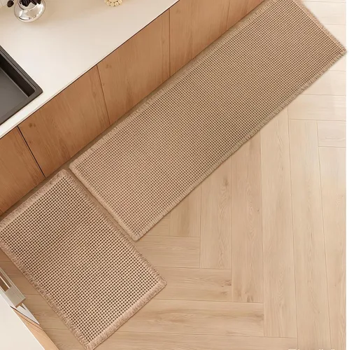 Miniatura 25 de Alfombra de Baño de Lujo tipo Waffle, Súper Absorbente Antideslizante, Alfombras de Baño Bohemias, Ultra Suaves y Cómodas, Lavables a Máquina