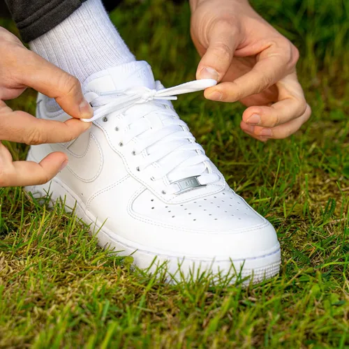 Miniatura 5 de 3 pares de cordones planos para zapatos deportivos, cordones para Air Force 1, cuerdas de botas para mujeres, hombres y niños