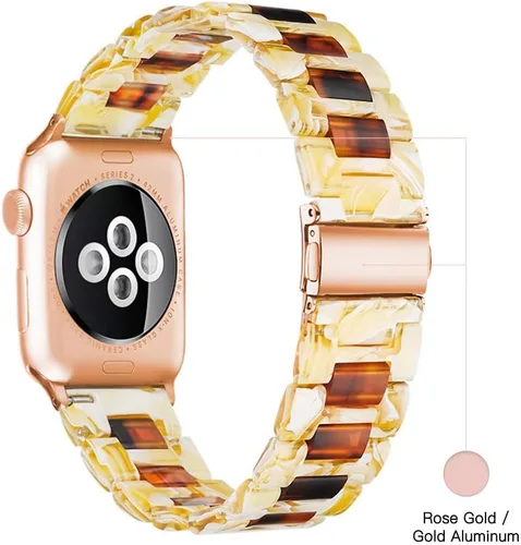 Miniatura 2 de Correas de resina para iWatch de moda para Apple Watch Series Ultra 8 7 6 SE 5 4 3 2 1
