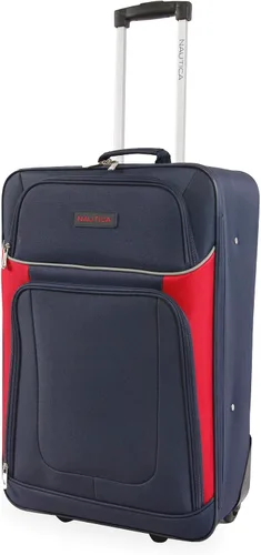 Miniatura 6 de NAUTICA Oceanview - Juego de maletas Softside de 5 piezas, azul marinorojo, marino, Oceanview - Juego de equipaje de 5 piezas