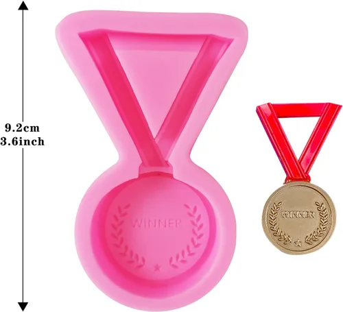 Miniatura 2 de Rainmae Moldes de silicona para autos de carreras, molde redondo 3D para fondant, molde de silicona con forma de rueda de camión, molde de caramelo
