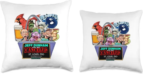 Miniatura 3 de JEFF DUNHAM St. Louis, MO (2023) - Almohada de 16 x 16 pulgadas, multicolor