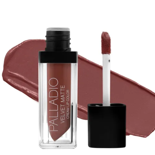 Miniatura 14 de Palladio Velvet Matte Cream Lip Color, Angora