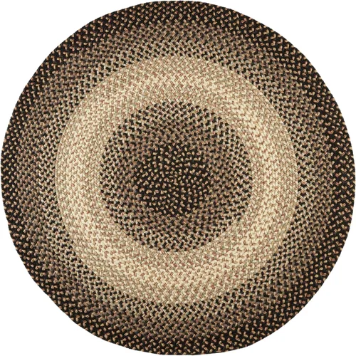 Miniatura 36 de Rhody Rug Easy Living EL33 Taupetone - Alfombra ovalada trenzada de 4 x 6 pies, decoración del hogar, tapete para piso o dormitorio, de fácil
