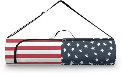 Miniatura 9 de Bolsa para esterilla de yoga para mujeres y hombres, con cremallera completa, bolsa de transporte para esterilla de yoga para clase de entrenamiento