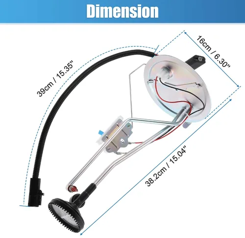 Miniatura 3 de X AUTOHAUX Kit de Conjunto de Unidad de Envío de Combustible para Ford F-250 F-350 Super Duty 2005 2006 2007 5C3Z-9275-BA 5C3Z9275BA Kit de Conjunto
