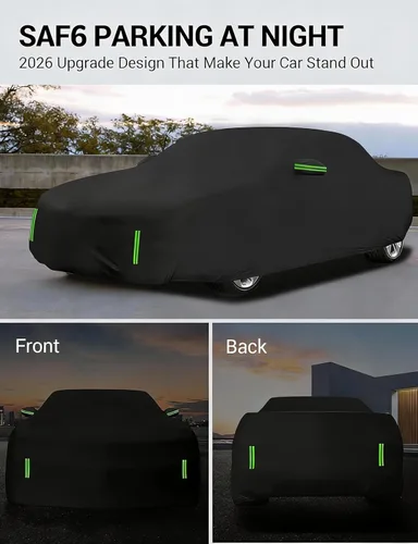 Miniatura 6 de Proadsy - Funda para auto compatible con Chevrolet Tahoe 2021-2024 2025 2026, a prueba de viento, para todo tipo de clima, impermeable, protección