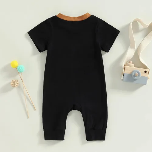 Miniatura 7 de CIYCUIT Mameluco para bebé recién nacido, ropa de mameluco acanalado sólido