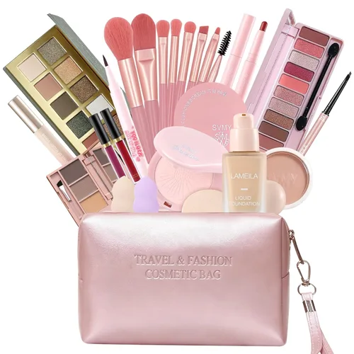Miniatura 8 de Kit de maquillaje, juego de maquillaje, kit de maquillaje todo en uno de 25 piezas para mujeres y adolescentes, juegos de maquillaje para mujeres