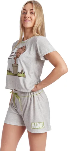 Miniatura 2 de Marvel Avengers Thor Love & Thunder She-Hulk Guardians of the Galaxy Groot Women's Pajama Shirt and Shorts Sleep Set Adult