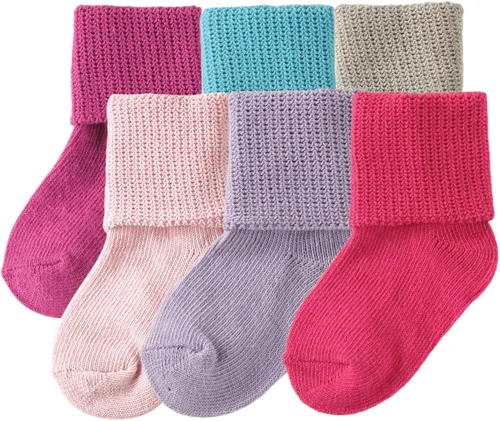 Miniatura 4 de Luvable Friends Conjunto de calcetines unisex para bebé recién nacido y bebé
