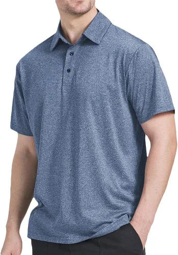 Miniatura 5 de Pack de polos para hombre, Dry Fit Performance de manga corta, polo de golf