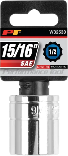 Miniatura 2 de Performance Tool W32530 1/2 Drive Toma de 12 puntos, 15/16