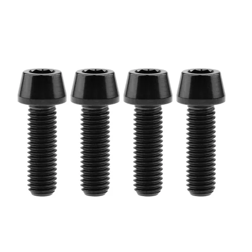 Miniatura 56 de Tornillos de titanio Ti M8 x15 20 25 30 35 40 45 50 60 2.756 in 0.049 in de paso hexagonal Allen Tornillos de cabeza hueca paquete de 4