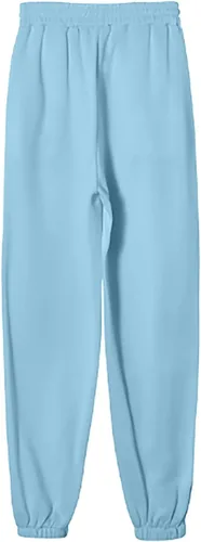 Miniatura 3 de Conjunto de 2 piezas para mujer, sudadera con capucha lisa, sudadera con capucha y pantalones deportivos
