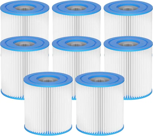 29007E - Cartucho de filtro de repuesto para piscina tipo H compatible con bomba de filtro Intex 29007E 330 GPH 28601EG para piscinas sobre el
