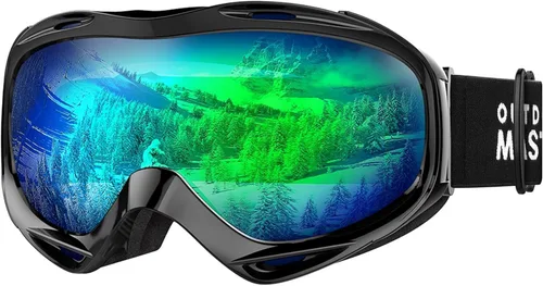 Miniatura 33 de OutdoorMaster OTG Gafas de esquí – Gafas sobre lentes para esquí y snowboard para hombres, mujeres y jóvenes – 100% de protección UV